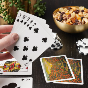 Sinaasappels van Valencia Schilderij van Alfred Fo Pokerkaarten