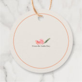 Sinaasappelsap Mimosa Bar Karaffel Etiket (Achterkant)