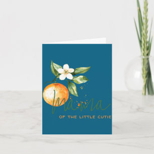 Sinaasje citrus kleine schatje babyshower mama in  kaart