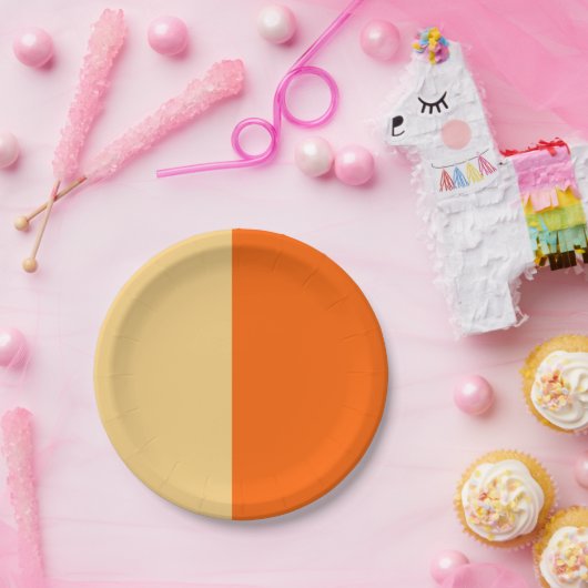 Sinaasroom papieren borden papieren bordje (Feest)