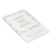 Sinafluweel Waterverf Save the Date Magneet (Rechterzijde)