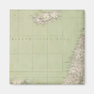 Sinaï, Egypte, Syrië Atlas Map Magneet