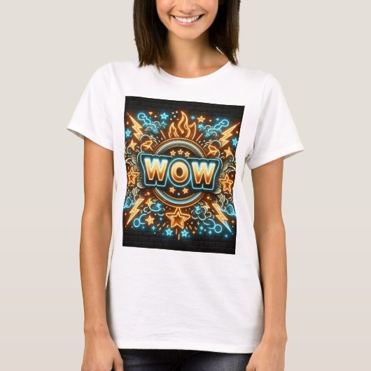 Sinal Wow! Camiseta T-shirt (Voorkant)