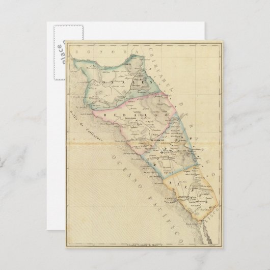 Sinaloa, Mexico Briefkaart (Voorkant / Achterkant)