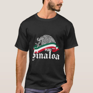 Sinaloa Mexico - Puro Sinaloa Vlag Adelaar T-shirt