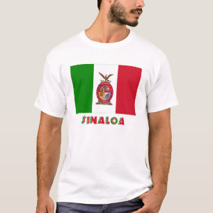 Sinaloa Onofficiële vlag T-shirt