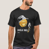 Sinatra Jingle Bells kerstontwerp Premium T-Sh T-shirt (Voorkant)