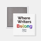 SinC : Où Les Écrivains Appartiennent Au Magnet (Recto/Verso)