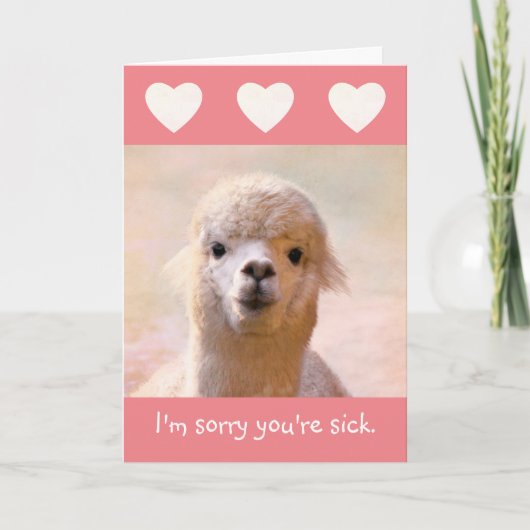 Sincere Llama krijgen goed Kaart (Voorkant)