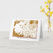 sincères condoléances carte de sympathie (Fleur jaune)