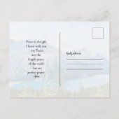 Sincères condoléances Carte postale de Blue Mounta (Dos)