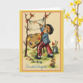  Sinceri Auguri Kaart (Gele Bloem)