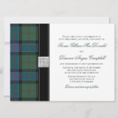 Sinclair Ancient Hunting Tartan Weddenschap Kaart (Voorkant)