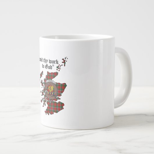Sinclair Clan Badge Jumbo Mug (Devant droit)