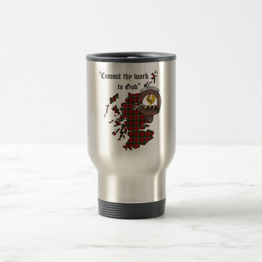 Sinclair Clan Badge Travel Mug (Centre)