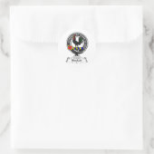 Sinclair Clan Crest Ronde Sticker (Tas)