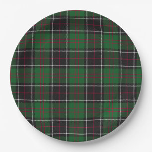 Sinclair Clan Hunting Tartan Variant Pset Papieren Bordje