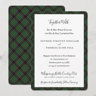 Sinclair Clan Tartan Schotse Plaid Kaart