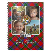 Sinclair familie foto collage notitieboek (Voorkant)