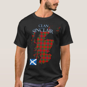 Sinclair Scottish Clan Tartan Schotland T-shirt