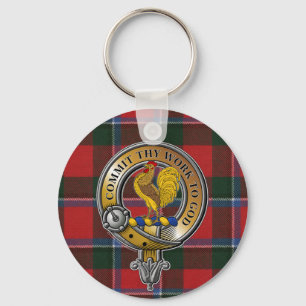 Sinclair Tartan & Badge Sleutelhanger