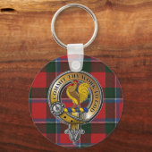 Sinclair Tartan & Badge Sleutelhanger (Voorkant)