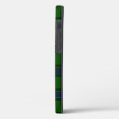 Sinclair tartan blauwe groene schol Case-Mate iPhone case (Achterkant / Links)