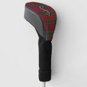Sinclair Tartan Plaid Monogrammed Driver Hoesje Golfheadcover (Schuin)