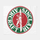 Sinclair Vliegtuig  bord Fleece Deken (Voorkant (Horizontaal))