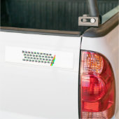 Sinclair ZX Spectrum Keyboard Keys Bumpersticker (Op Truck)