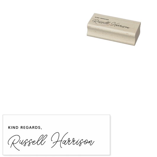 Sind beschouwt Handtekening Rubberstempel (Gestempeld)