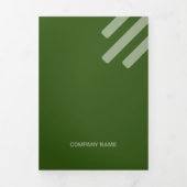 Sind Groen vierkant van Qr-codes Drieluik Kaart (Cover)