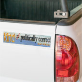 Sind Vs politiek correcte Bumpersticker (Op Truck)