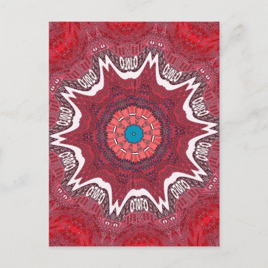 Sindh etnische stammenpatronen briefkaart (Voorkant)