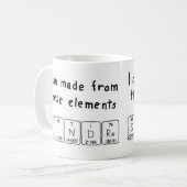 Sindre la tasse de nom de table périodique (Devant gauche)