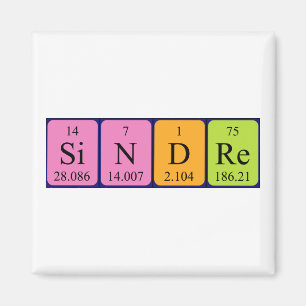 Sindre periodieke table name magnet magneet