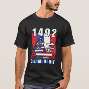 sinds 1492 Columbus Dag Retro Vintage T-shirt