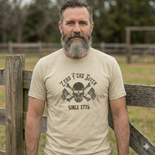 Sinds 1776 Geen Z***e Gegeven, Skull T-Shirt