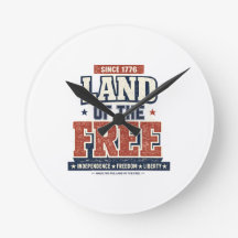 Sinds 1776 Land van de Vrijheid Patriottische USA