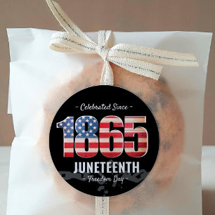 Sinds 1865 Dag van de 10e Vrijheid Ronde Sticker