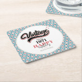  sinds - 1971 vierkante kartonnen onderzetter (Schuin)