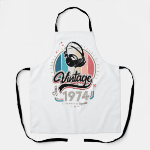 sinds 1974 Hoofdtelefoon Schort