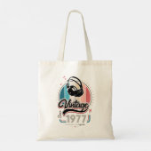  sinds 1977 Hoofdtelefoon Tote Bag (Achterkant)