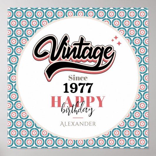 sinds - 1977 poster (Voorkant)