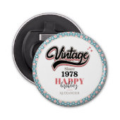 sinds - 1978 button flesopener (Voorkant)