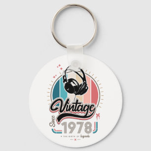 sinds 1978 Hoofdtelefoon Sleutelhanger