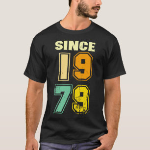 Sinds 1979, 40ste verjaardag, Retrostijl T-shirt