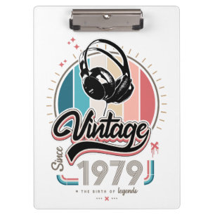 sinds 1979 Hoofdtelefoon Klembord