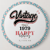 sinds - 1979 ronde button 6,0 cm (Voorkant)