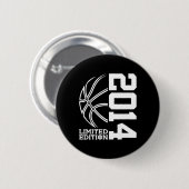 Sinds 2014 Verjaardag Bysketbyll Limited Edition 2 Ronde Button 5,7 Cm (Voorkant /achterkant)